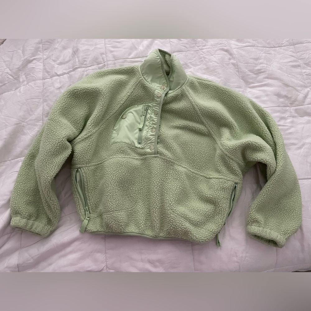 Free People Hit The Slopes Pullover - Bleached Melon - XS